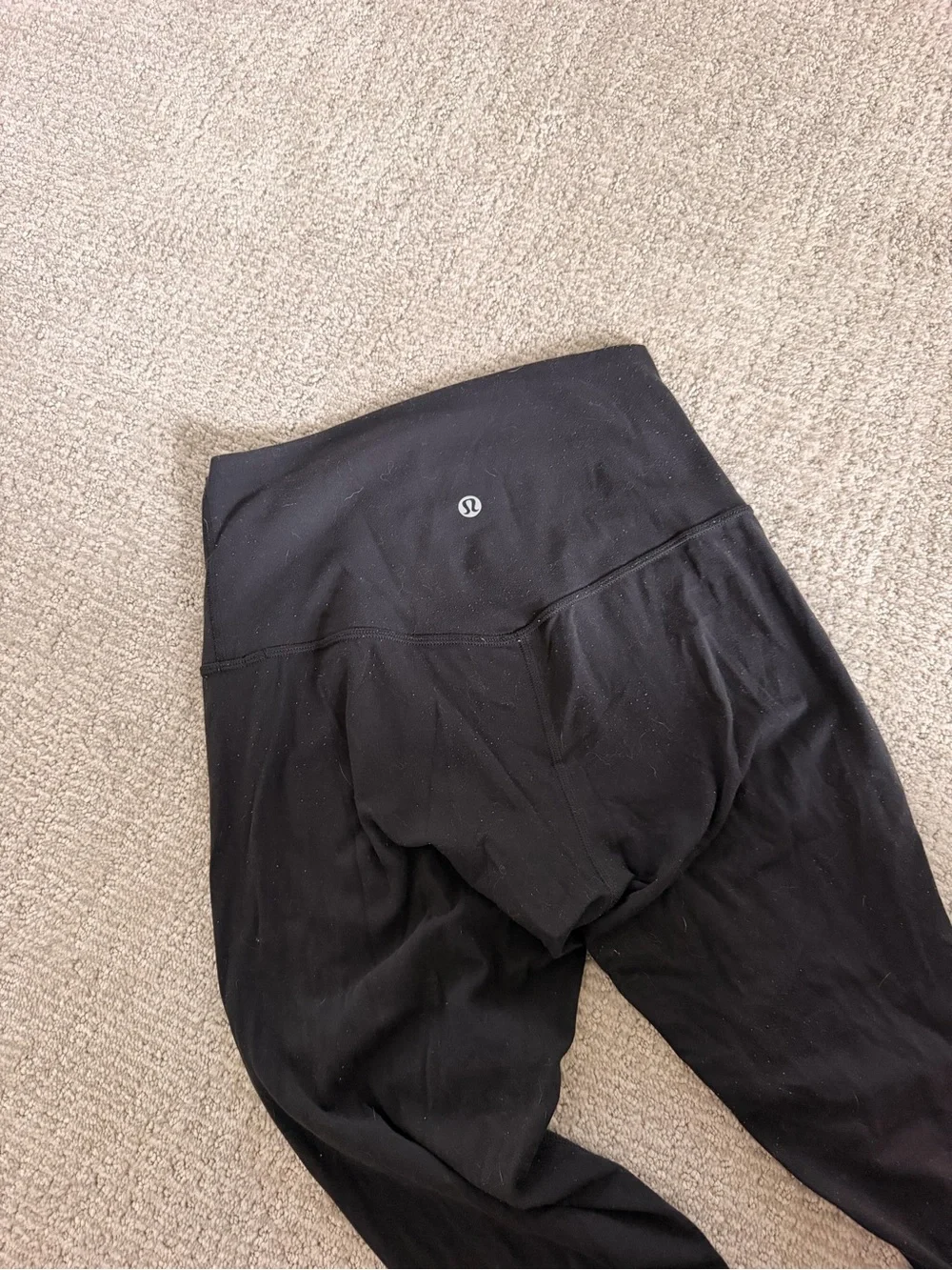 Black High-Waist Lululemon Align Leggings